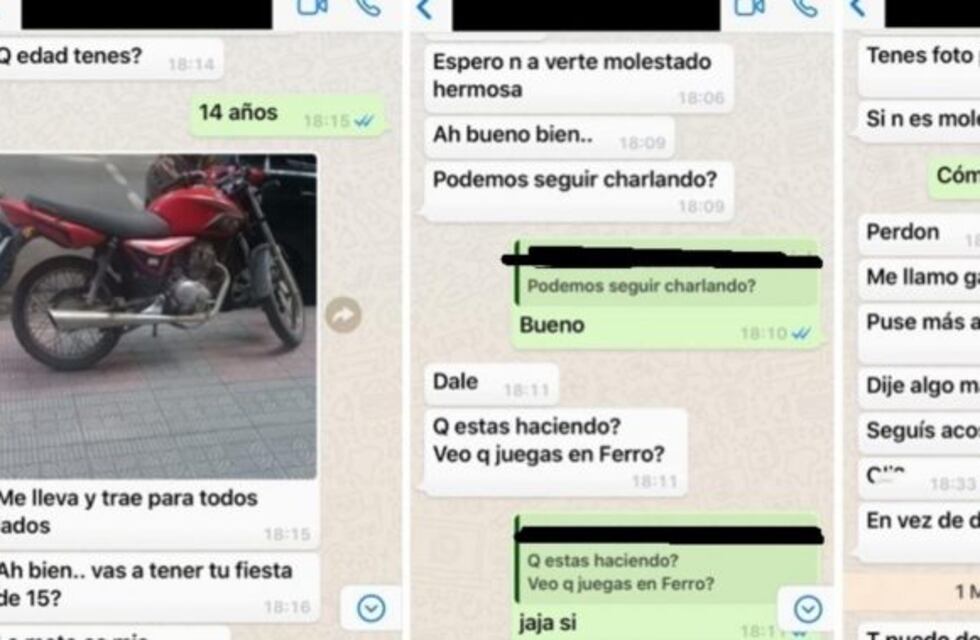 Una niña de 14 años pidió helado, pero el delivery la acosó por WhatsApp