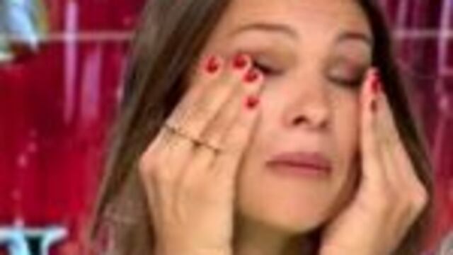 Pampita rompiu00f3 en llanto contra Tinelli