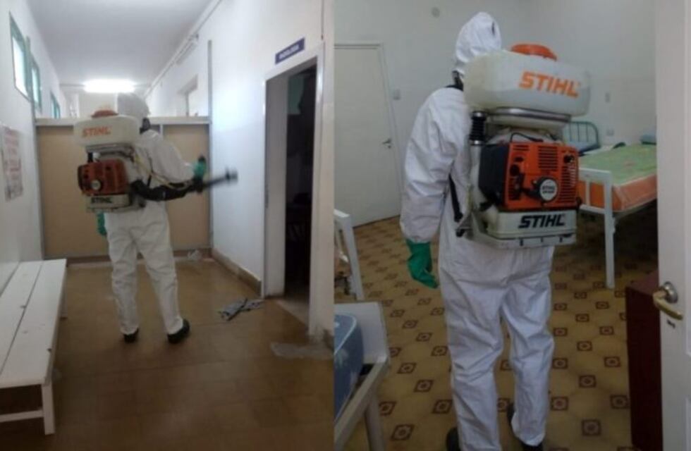 Coronavirus en Jujuy: desinfectan hospitales de la "zona roja"