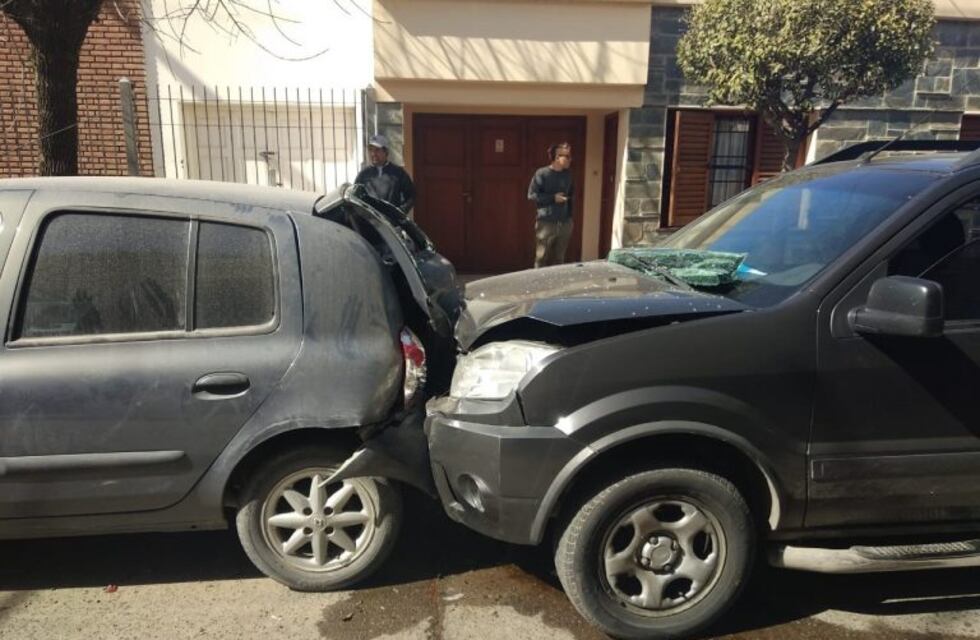 Choque en cadena en pleno centro de Alta Gracia