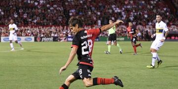 El lateral sufrió un esguince en el encuentro con Talleres\u002E (@canoboficial)