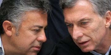 Alfredo Cornejo y Maurico Macri\u002E