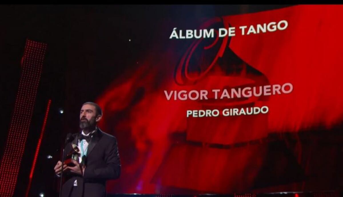 Pedro Giraudo, ganador del Grammy Latino\u002E