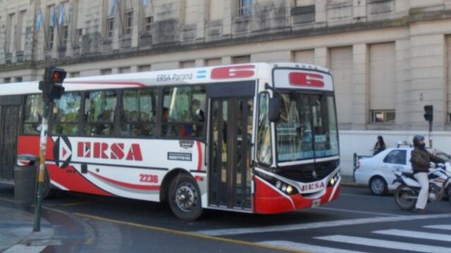 Nueva tarifa para los pasajes de colectivos urbanos en Paraná