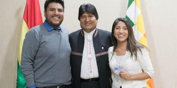 Hijos de Evo Morales llegarían a Argentina\u002E
