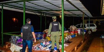Secuestraron mercadería de contrabando en el basural viejo