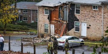 Avion estrellado en Atlanta