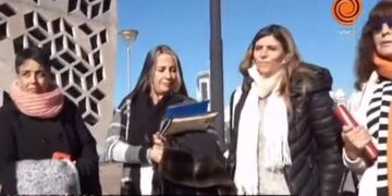 Reclamo en el Centro Cívico de Córdoba\u002E (Foto: captada de \