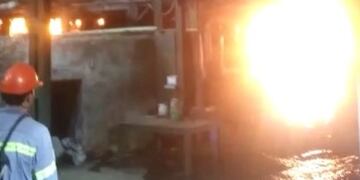 El fuego en ingenio La Esperanza, Jujuy