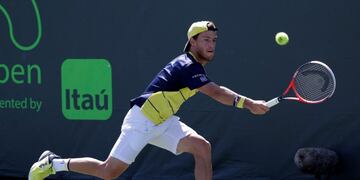 Diego Schwartzman avanzó a la tercera ronda del Masters 1000 de Miami\u002E Foto: AP\u002E