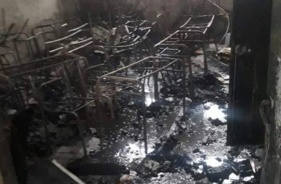 Determinaron que fue intencional el incendio en una escuela de Berazategui