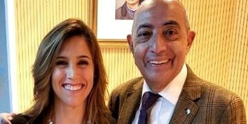La santafesina se declaró admiradora del periodista\u002E (@sole_pastorutti)