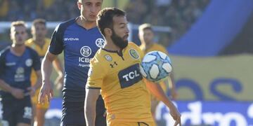 Lucas Gamba comenzó a trotar para intentar llegar al clásico