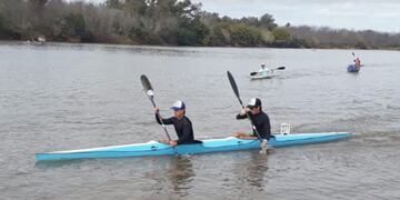 Kayakistas entrerrianos\nCrédito: Web