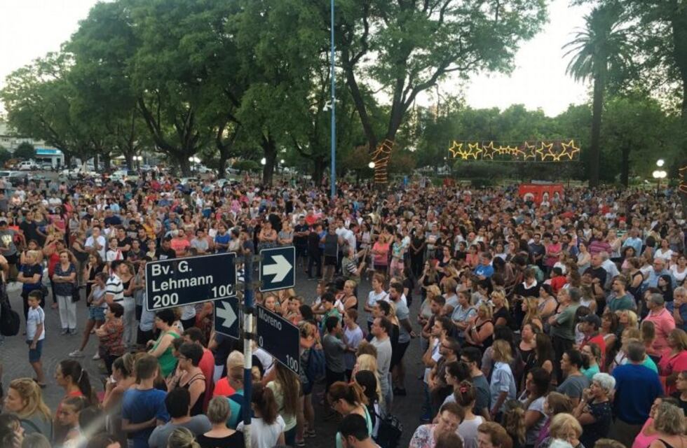 Con una concurrencia nunca antes vista, Rafaela pidió justicia por Gonzalo Glaría