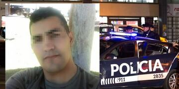 Franco Espejo Ochoa (26), quien fue apresado cuando estaba trabajando en un destacamento de Guaymallén\u002E