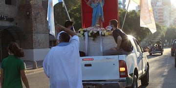 Las caminatas empezaron el viernes\u002E (Facebook)