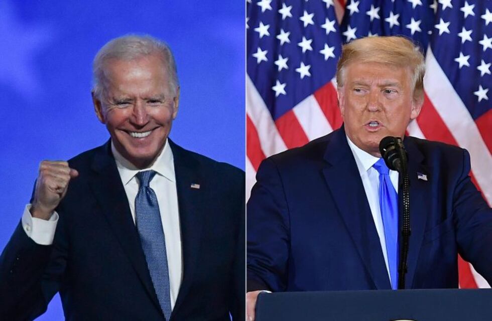 Donald Trump anunció la reapertura de las fronteras aéreas y Joe Biden lo desmintió