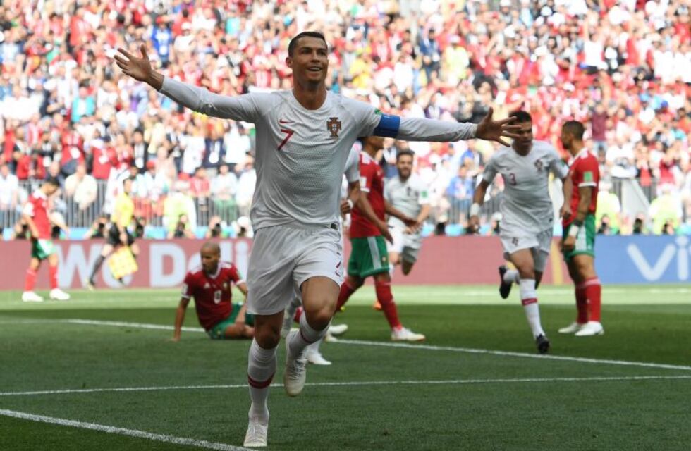 Portugal le ganó 1-0 a Marruecos con gol de Cristiano Ronaldo
