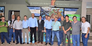 Los exconbatientes de Malvinas reunidos durante el evento (Diario Chaco)\u002E