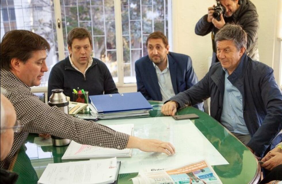 El intendente Juncos se reunió con autoridades de Nación por obras para Rada Tilly