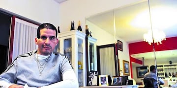 Fernando Cáceres, el ex futbolista al que un hecho de inseguridad le cambió la vida.