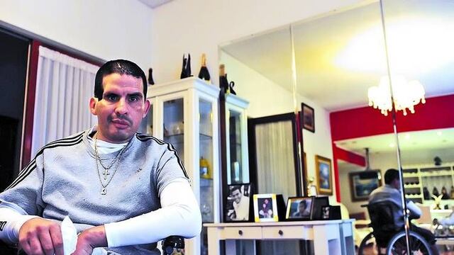 Fernando Cáceres, el ex futbolista al que un hecho de inseguridad le cambió la vida.