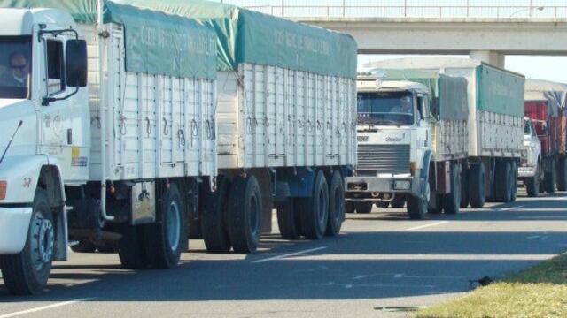 Camiones en San Lorenzo