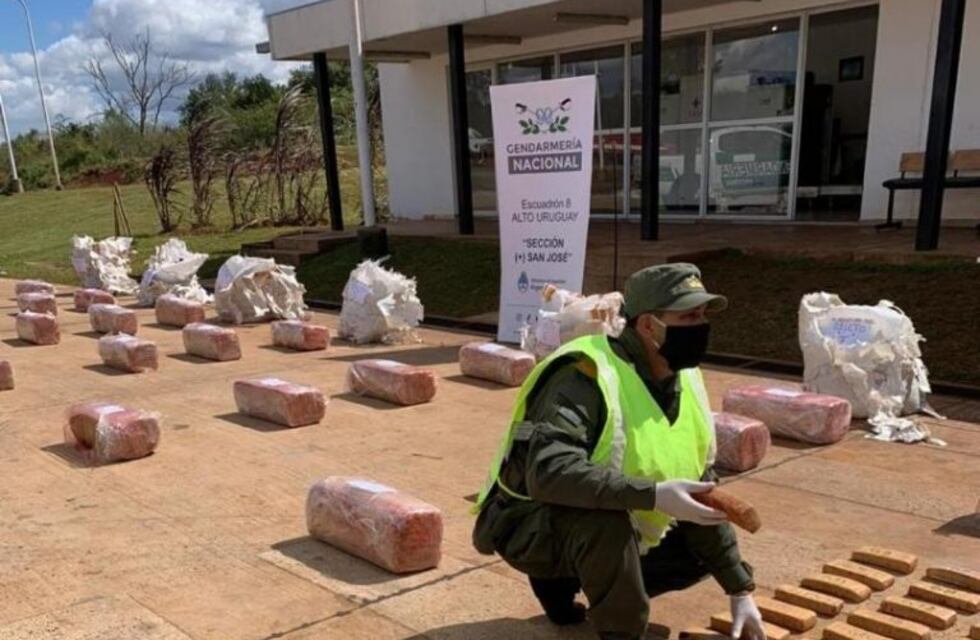 Gendarmería frustró el envío de 400 kilogramos de marihuana por encomienda