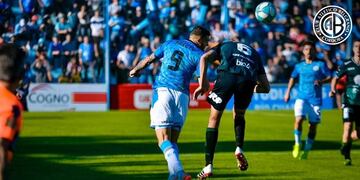 Alan Vester (6) puso arriba a Estudiantes\u002E Lo empató Erramuspe, casi como un 9\u002E