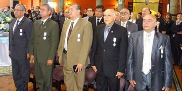 Argentina condecora excombatientes peruanos