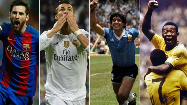 Messi, Cristiano, Maradona y Pelé están entre los 10 mejores de la historia, según el estudio del matemático de Oxford.