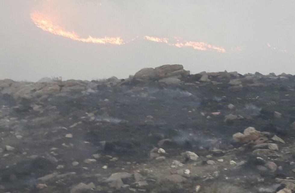 Combaten un nuevo foco de incendio en Cruz del Eje