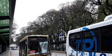 Siete heridos por el choque de dos colectivos en San Telmo\u002E