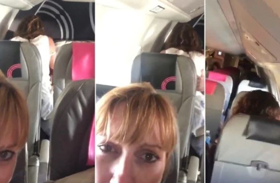 Una pareja tuvo relaciones en un avión con pasajeros y el video explotó en las redes