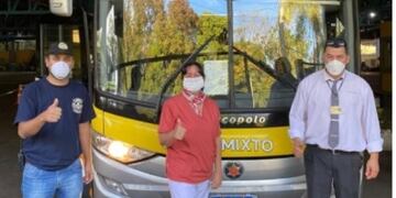 Traslado de pasajeros varados en Misiones\u002E (MisionesOnline)