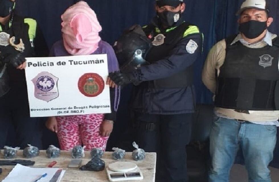 Cebil Redondo: una mujer fue detenida con casi 400 bagullos de marihuana