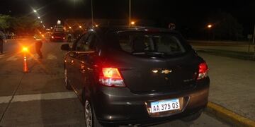 El conductor del vehículo que intentó huir fue detenido\u002E (Dirección de Tránsito del Municipio)