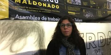Andrea Antico, cuñada de Santiago Maldonado\u002E