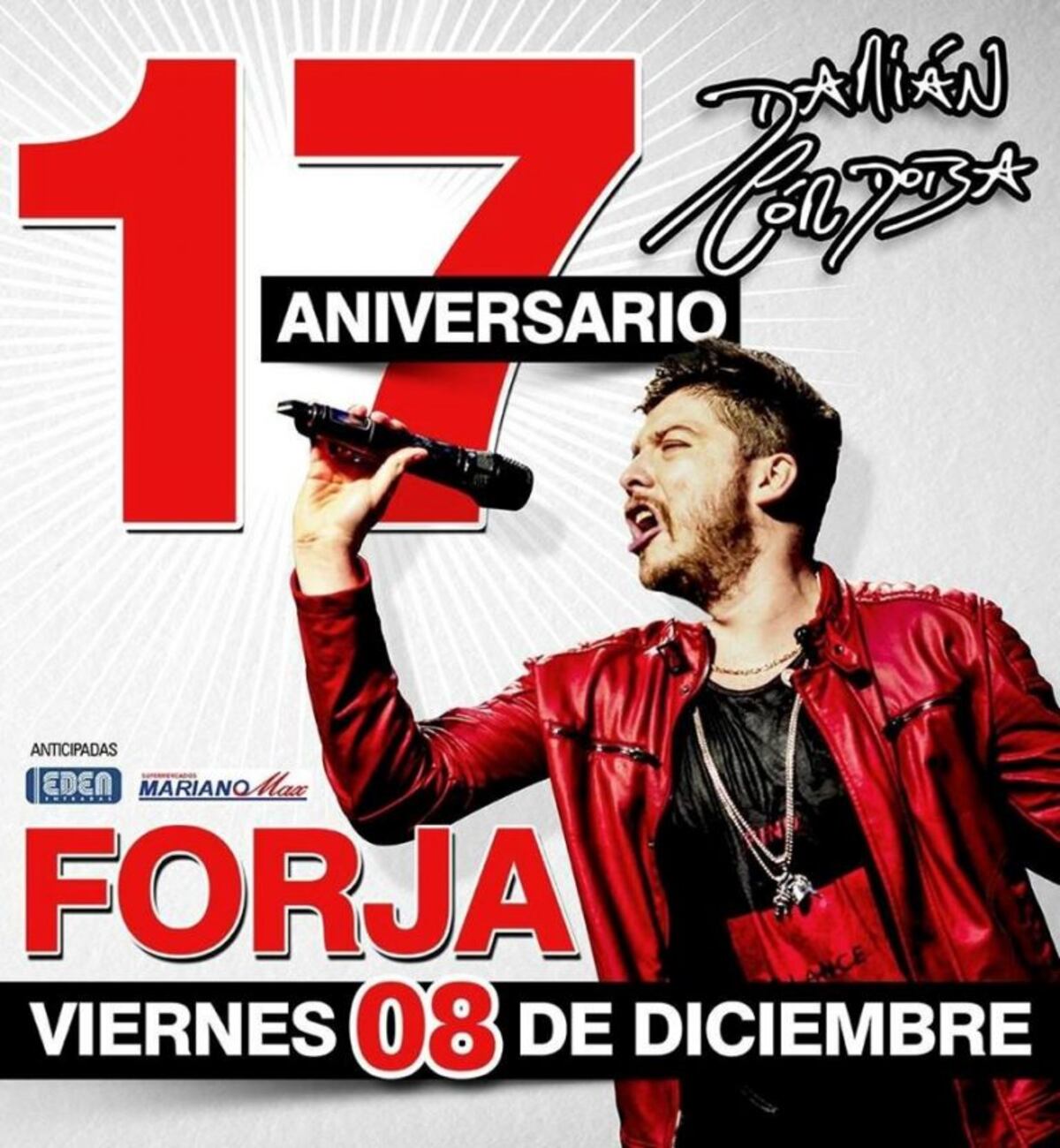 Damián Córdoba festeja su aniversario\u002E