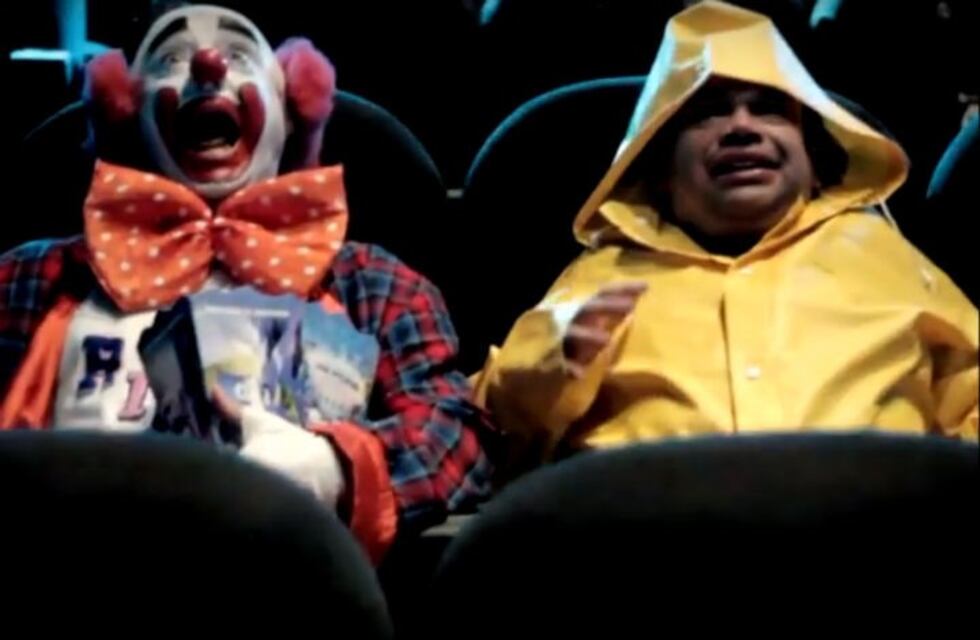 Insólito: el payaso Ricky fue a ver IT y así te lo cuenta (video)