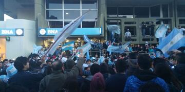 El Banco Nación, lugar emblemático para los festejos\u002E