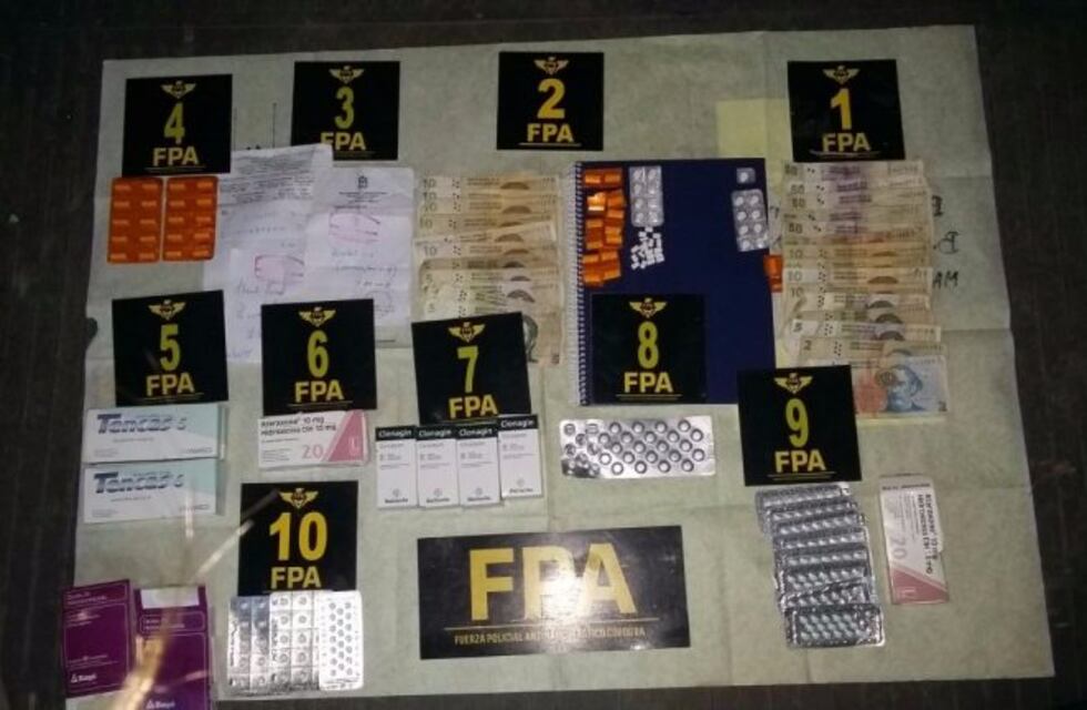 Secuestran 650 pastillas de psicofármacos en barrio Alberdi