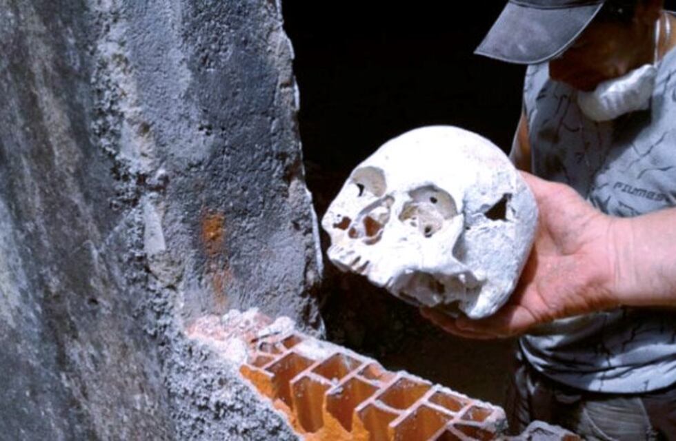 La Falda: apareció un cráneo en el Hotel Edén