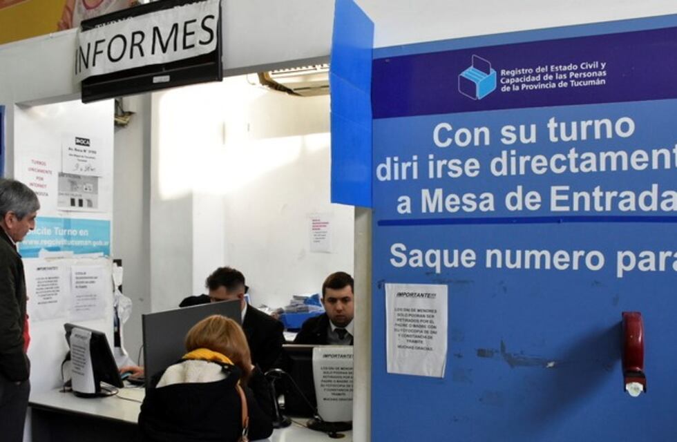 El Registro Civil tendrá horario especial por el receso invernal