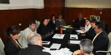 Reunión de paritarias 2018 con municipales