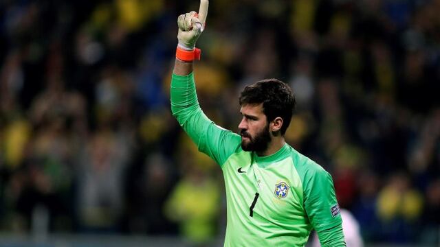 Alisson Becker. (Foto: Ignacio Roncoroni/EFE)