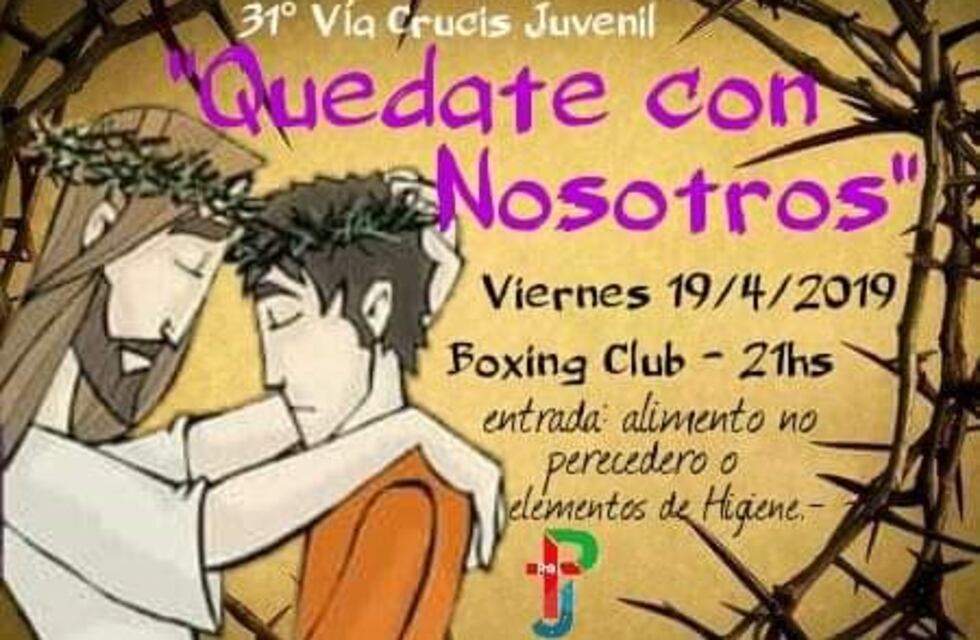 Se realizó el tradicional "Vía Crucis" en el Boxing Club
