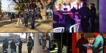 Controles de violación de protocolos en Salta\u002E (Prensa Policía de Salta)