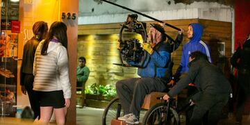 Las escenas de rodaje se vuelven habituales en Posadas y otras localidades de Misiones\u002E (CIMECO)